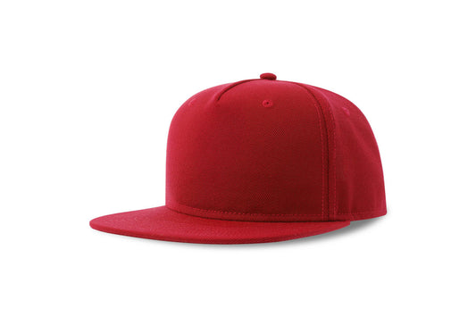 Casquette - Snap back five, Unicolore non imprimé