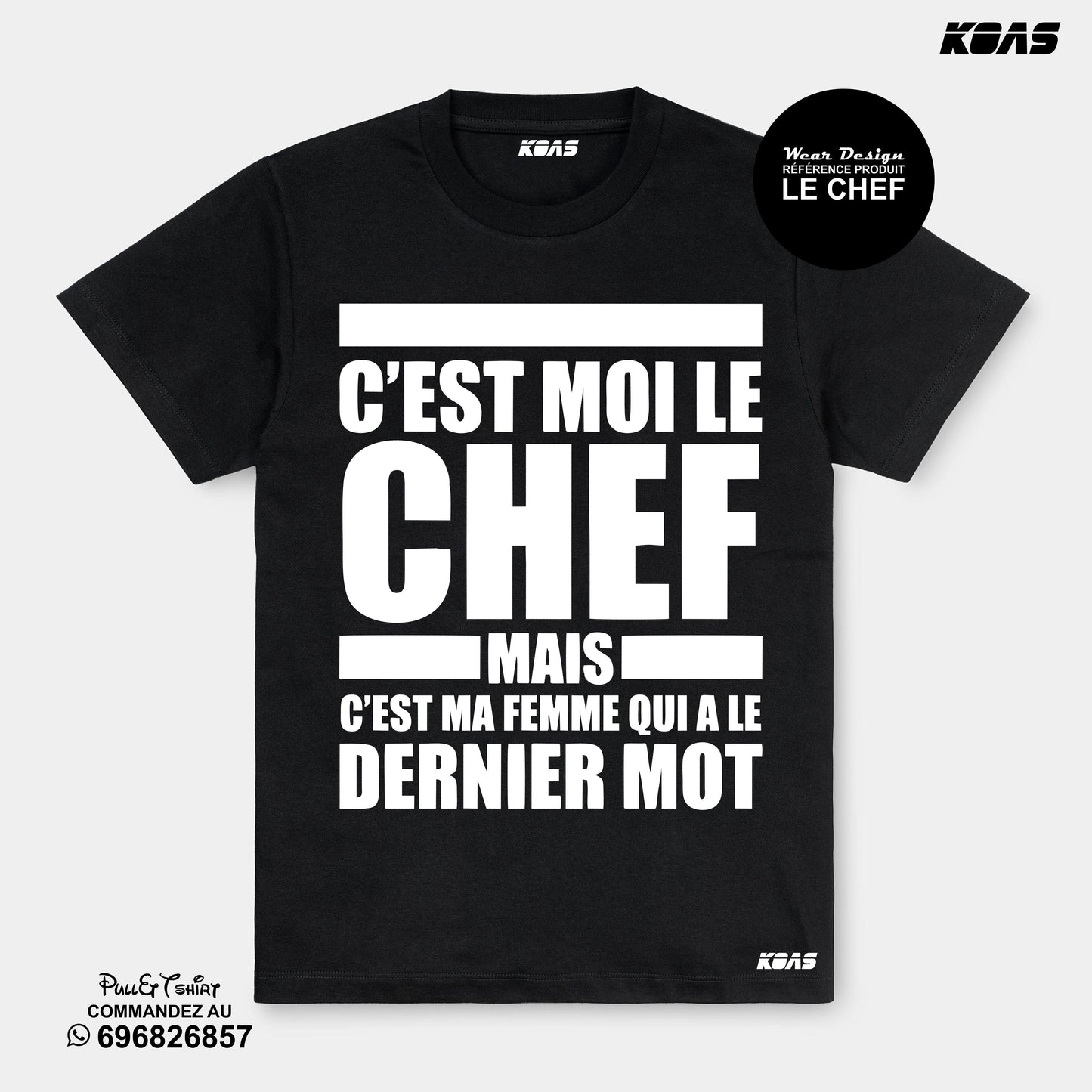 Tshirt - Le chef.