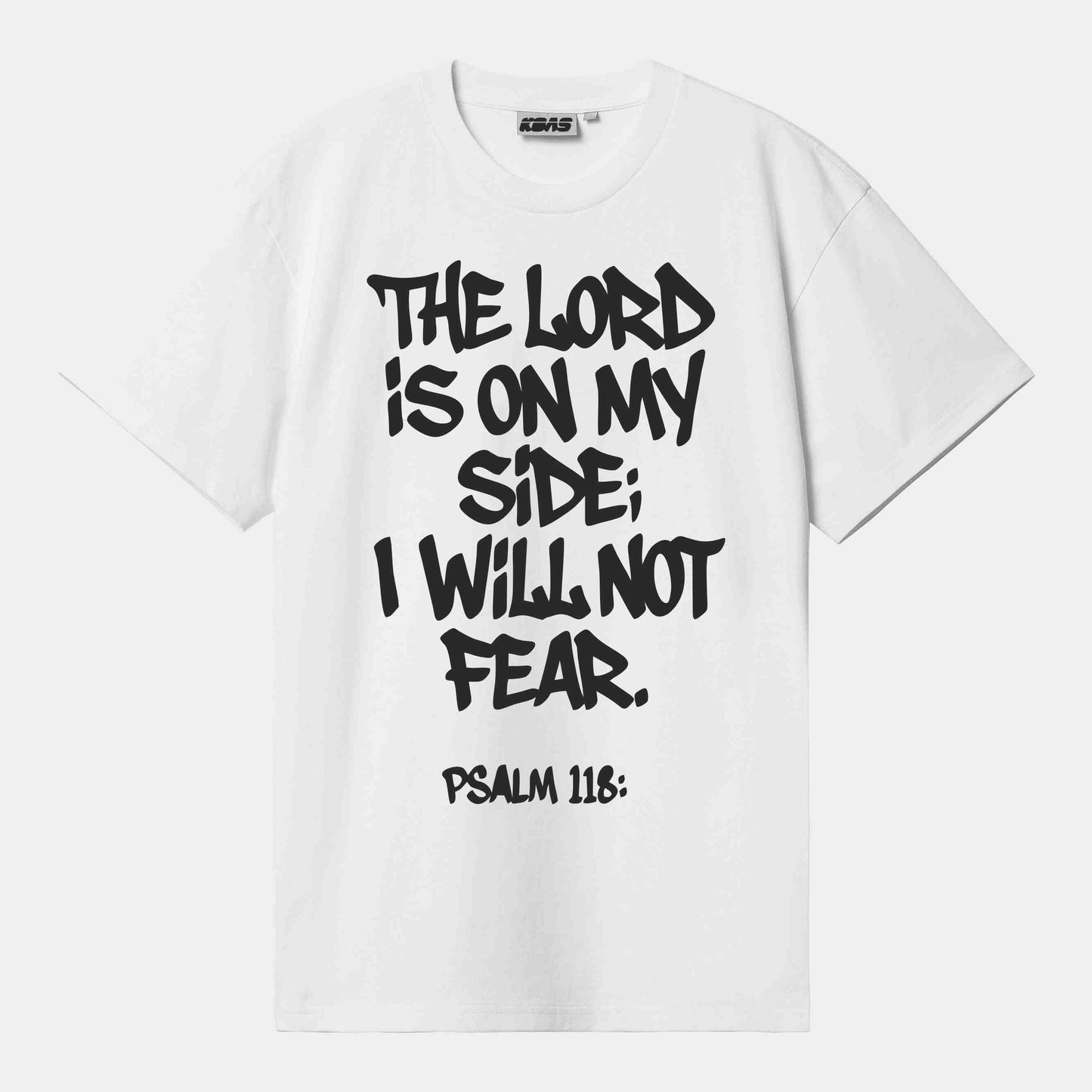 Tshirt - The lord is on my side.