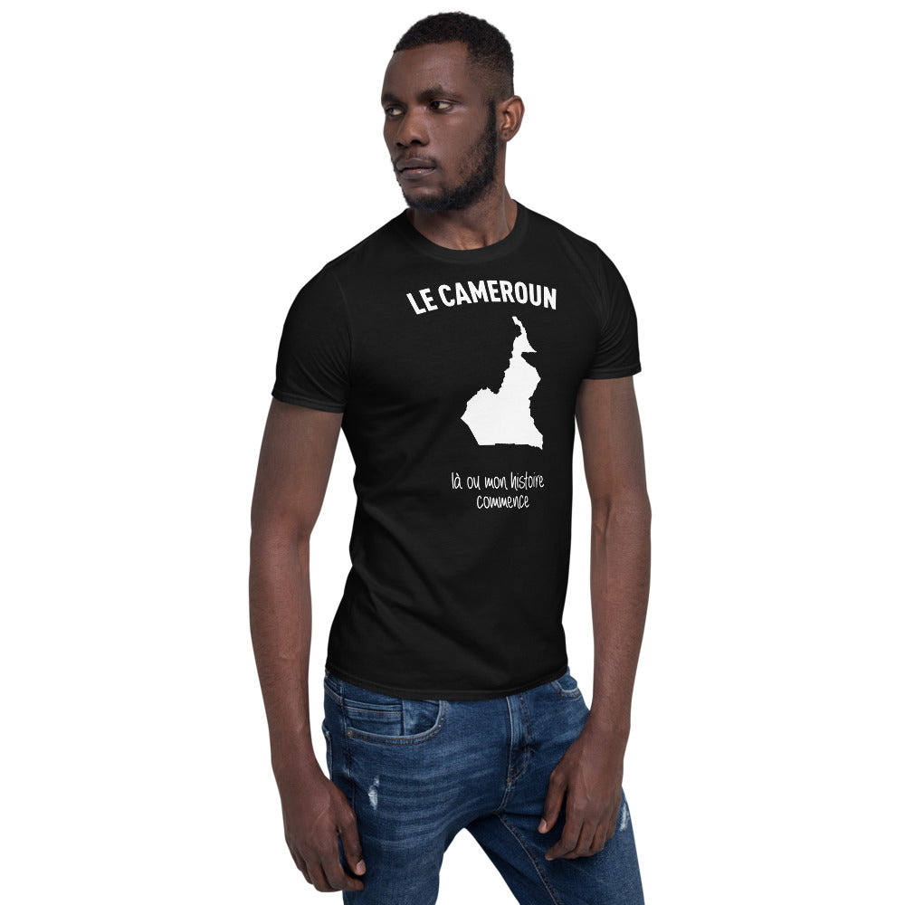 Tshirt - Cameroun, lĂ ou mon histoire commence