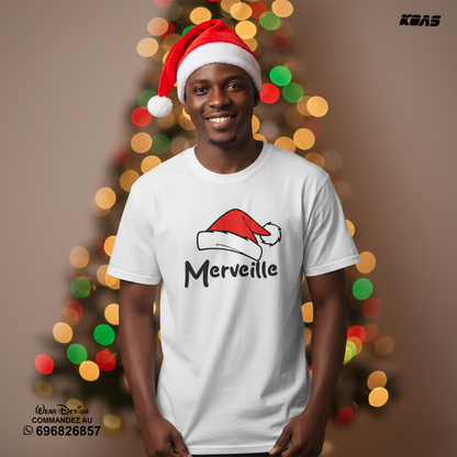 Tshirt - Chapeau du Père Noel.