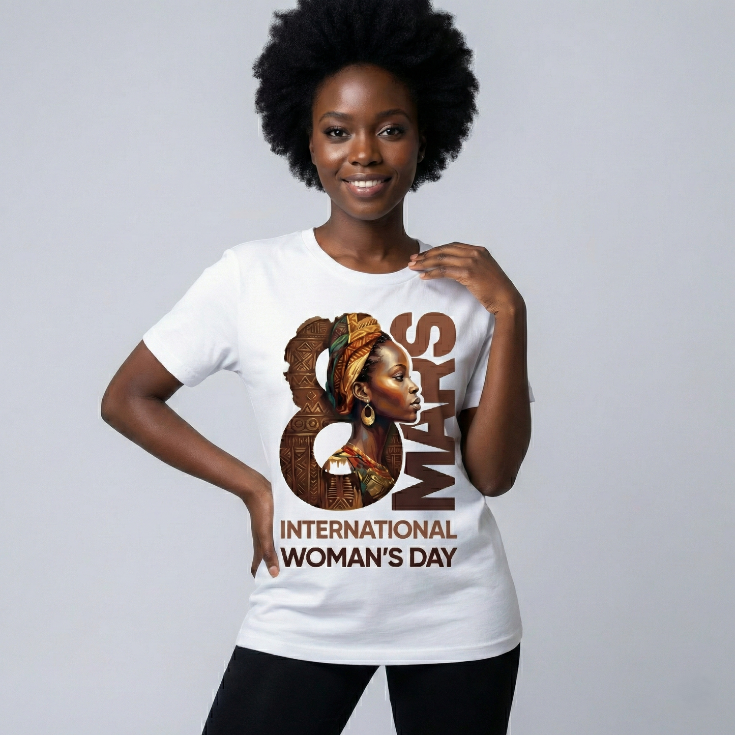 Tshirt - 8 Mars Afro