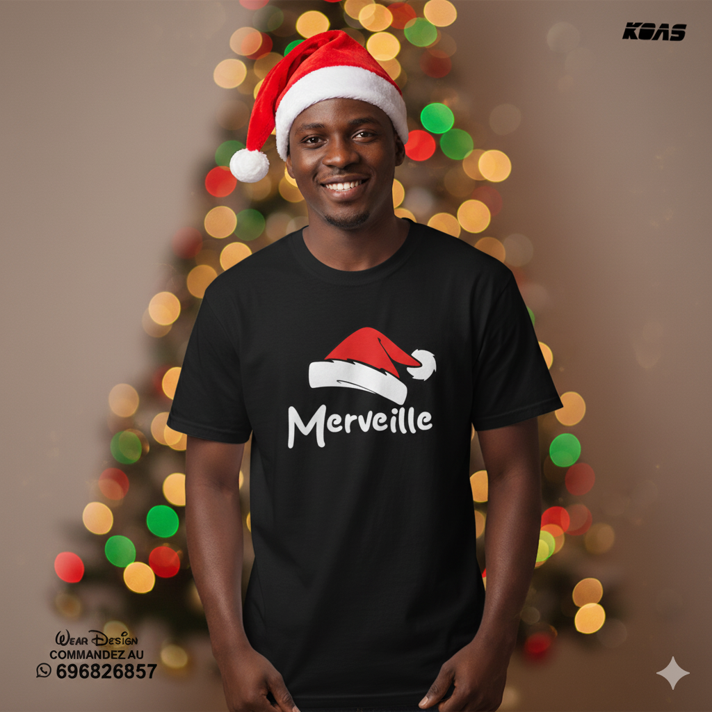 Tshirt - Chapeau du Père Noel.