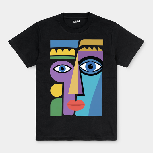 Tshirt - Visage Abstrait