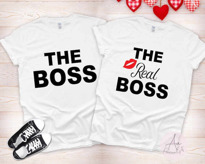 Tshirt Real Boss (2pièces)