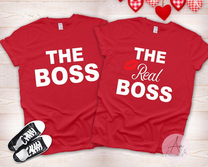 Tshirt Real Boss (2pièces)