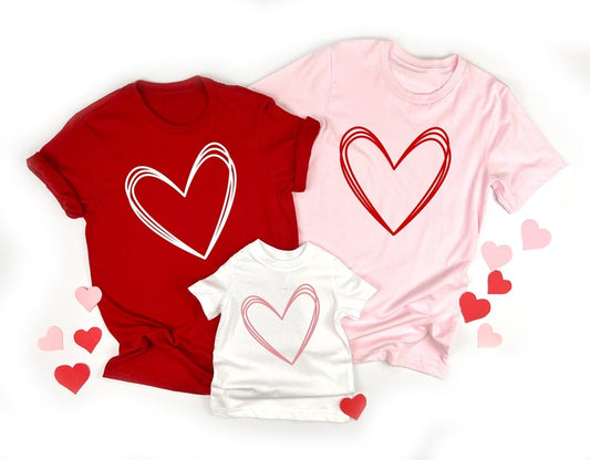 Tshirt Coeur Simple