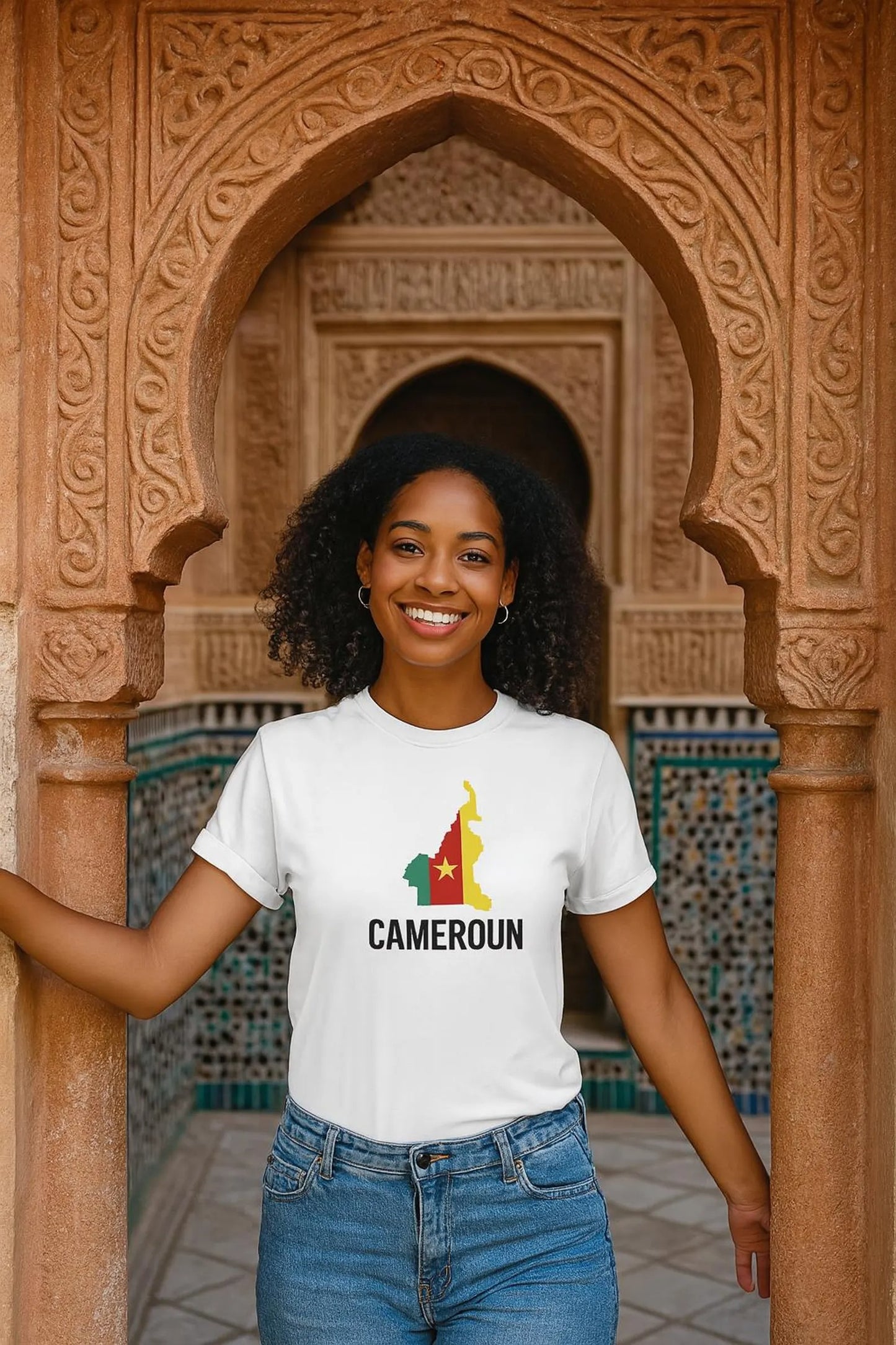 Tshirt - Carte logo Cameroun