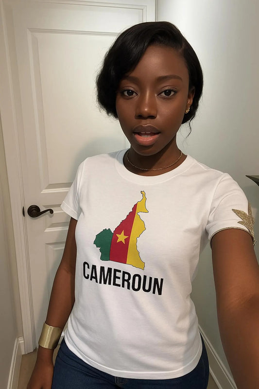 Tshirt - Carte logo Cameroun