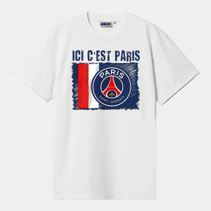 Tshirt - PSG emblème, ici c'est Paris.