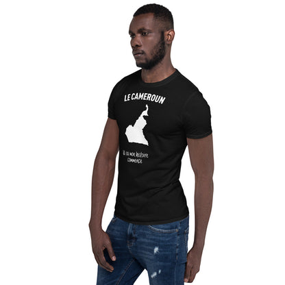 Tshirt Le Cameroun là ou mon histoire commence