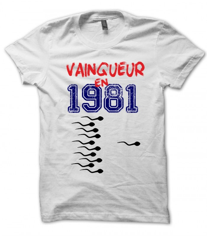 Tshirt - Vainqueur en...