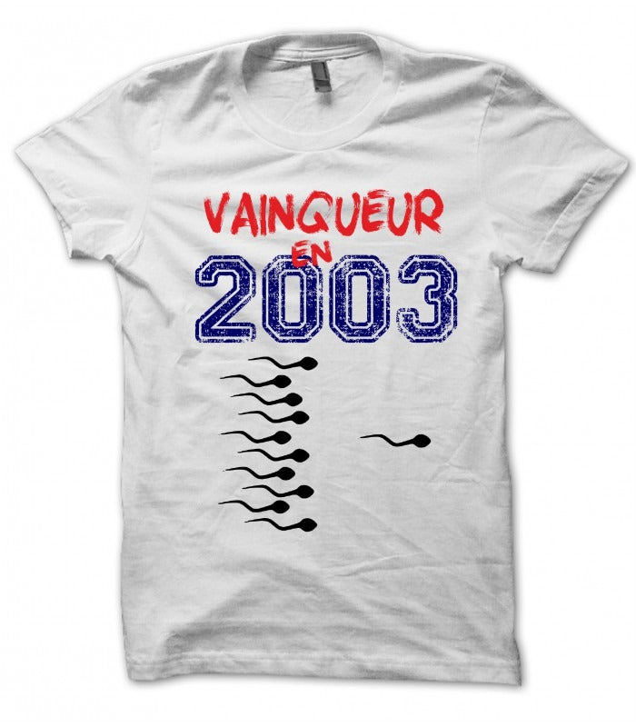 Tshirt - Vainqueur en...